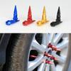 4pcs Tire Valve Caps 4pcs Universal Fits for Car Motorcycle Bike Wheel Tires Valves Tyre Stem Cap Air Cap Airtight Cover