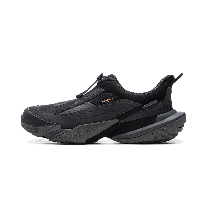 Li Ning Туристические кроссовки с низким верхом Outdoor CF Tracing Унисекс Черные AHCU035-1