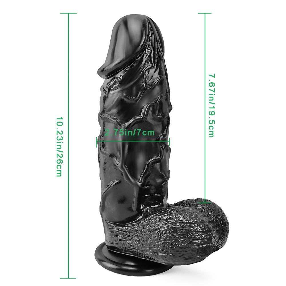 Огромный реалистичный силиконовый фаллоимитатор