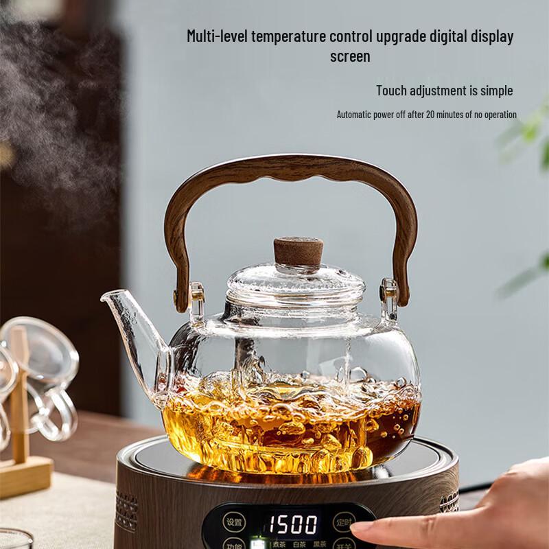 Китайский стеклянный чайный набор YIHUTEA с электрической керамической плитой