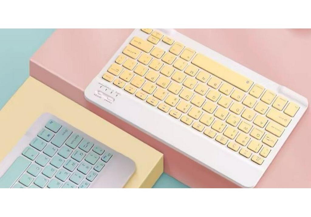 Rechargeable Wireless Bluetooth Keyboard & Mouse Combo for iPad, Tablets, Apple & Android Phones, Huawei, Lenovo