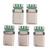 Высококачественный 5 шт. USB 3.1 Type C Папа DIY Паяный Штекер Разъем Розетка Прикрепленная к Печатной Плате для Ремонта Электронного Оборудования и Ma