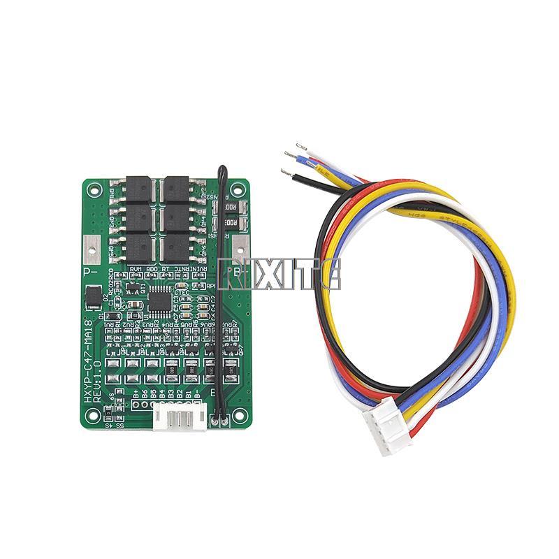 Плата защиты BMS 4S/5S/6S/7S 16.8V 21V 20A для литий-ионных аккумуляторов 18650 Li-ion Lmo Ternary, Зарядное устройство, Защита от перегрузки, Балансировка и защита от температуры