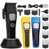 High Speed Hair Clipper Maglev Motor DLC Coated Blade Hair Cutting Supplies Cordless LCD Electric Clippers