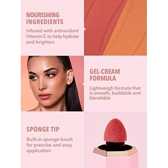 SHEGLAM Color Bloom Жидкие румяна 25 цветовМатовые/С шиммером 2 текстурыЛегко наносятся пуховкой Сокращают среднюю часть лица Придают здоровое сияние, объем Без животных (мерцать