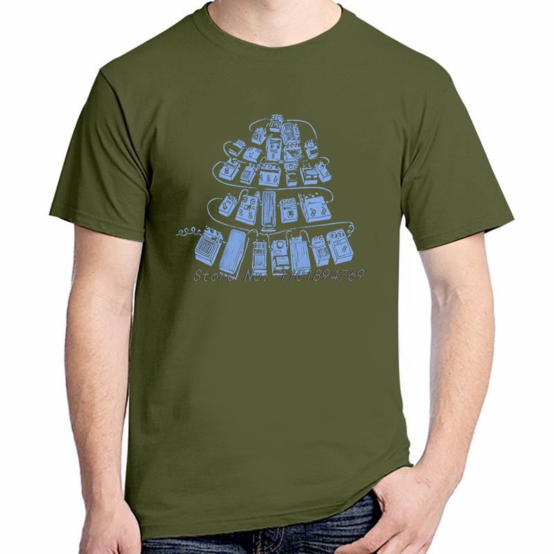 Fashion Guitar Effects Pedals T Shirt Designer T For Guitarists Casual Cotton Tshirt Graphic T Shirts High Quality Unisexs Clothes