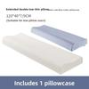 Natural Latex Long Pillow Double Size Extended Children Couples Massage Neck Support Bedding Accessories Soft Hard Adjustable