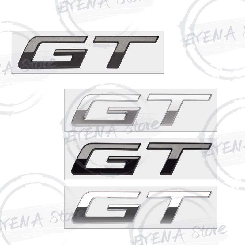 GT Logo 2025 New Lettering Metal Badge Stickers Car Rear Trunk Body Emblem For Peugeot 308 208 3008 408 2008 4008 5008 508 RCZ