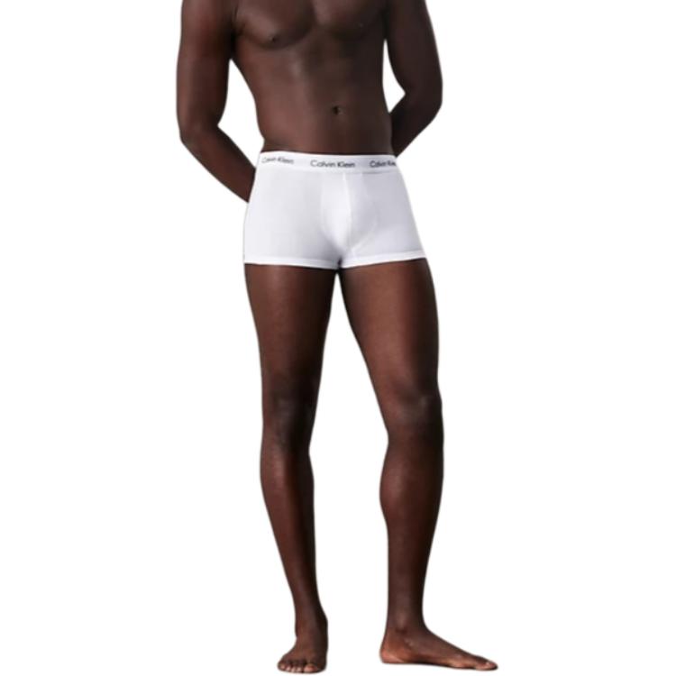Calvin Klein Облегающие трусы-боксеры с полосатым узором и буквенным принтом, комплект из трех пар мужского нижнего белья 0000U2664GIOT