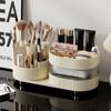 360° Rotating Cosmetic Storage Box Makeup Drawer Organizer Dresser Skincare Products Storage Box Sundries Sorting Container