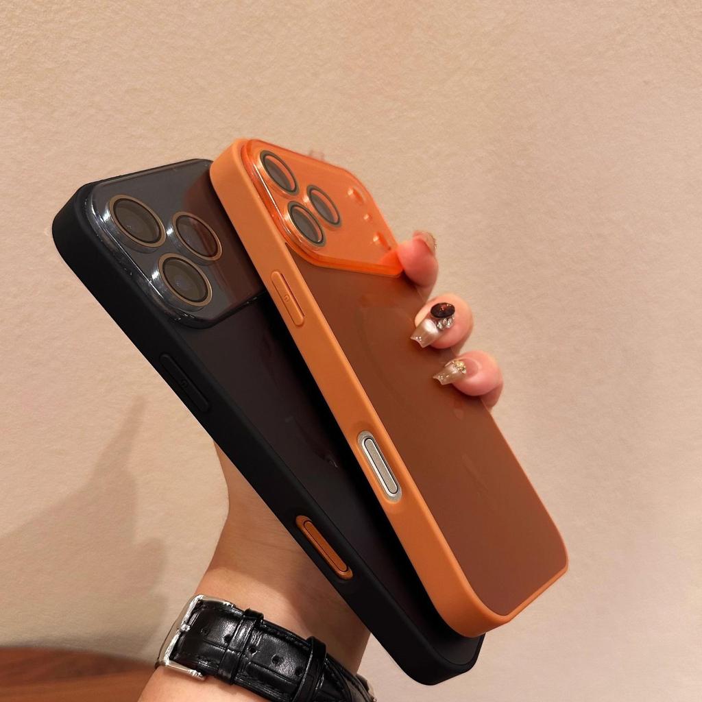 Чехол для iPhone 17 Pro Max: Матовый магнитный протектор для линзы и экрана