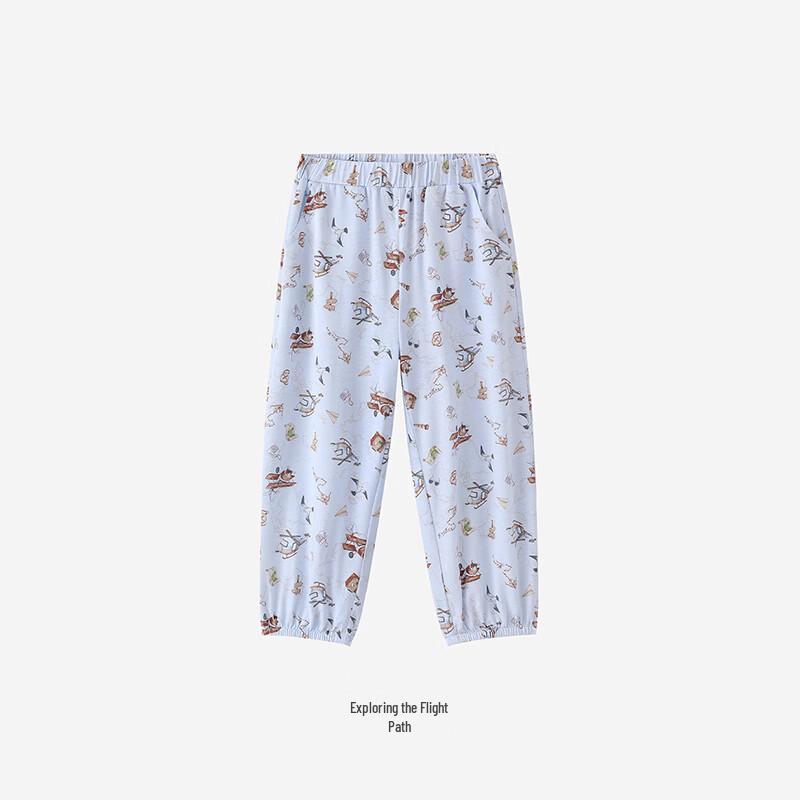YEEHOO Kids' Cotton Anti-Mosquito Lantern Pants