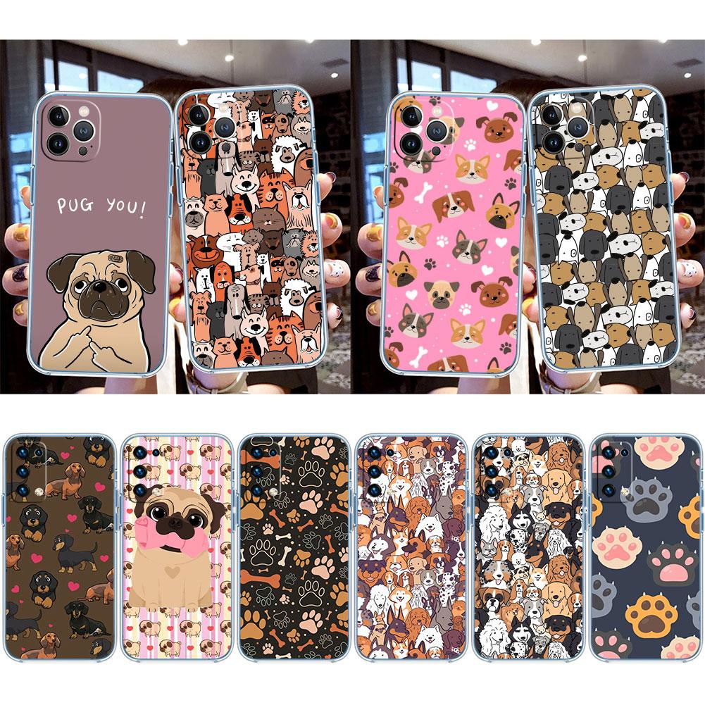 Cute Dog Art Phone Case for Motorola Moto G10 G20 G30 G31 G32 G34 G35 G41 G42 G50 G51 G52 G55 G60 G60S G62 G71 G72 G75