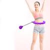 Smart Weighted Fit Hoop 24 Detachable Knots Abdomen Fitness Massage Hoop for Body Sculpting Purple