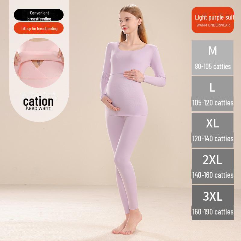 Теплые флисовые леггинсы большого размера для беременных женщин: Пижамные штаны подходят для раннего и позднего периода беременности, на осень и зиму