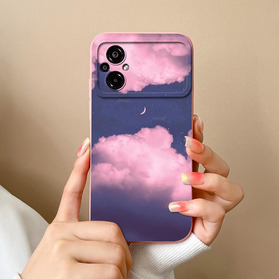 Противоударные силиконовые чехлы для телефонов Xiaomi Poco M5 M5S M4 M3 M2 Pro Poco F4 F3 GT Capas Bumper Animation Frog Soft New Back Covers Anti Slip для Redmi