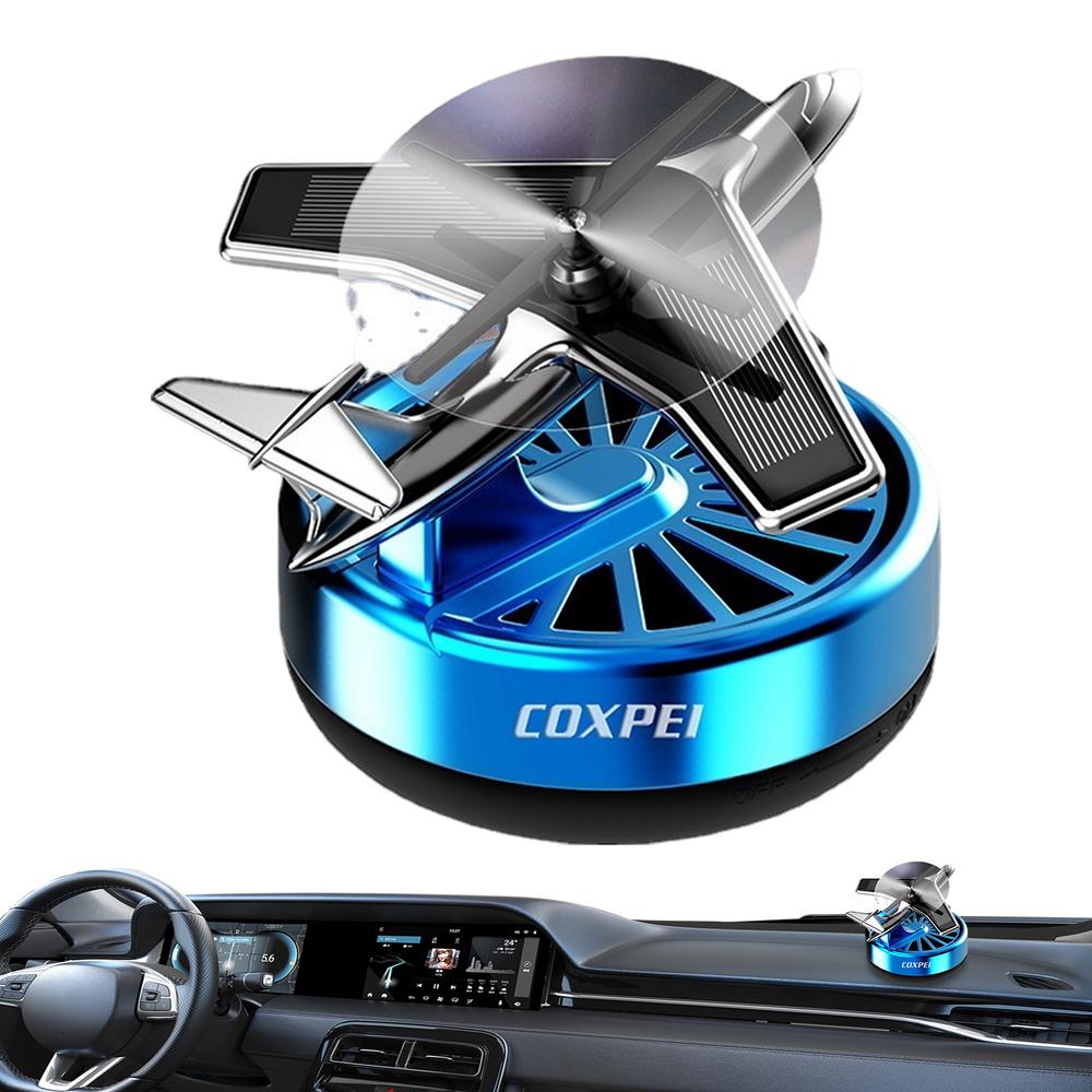 Solar Powered Rotating Car Air Freshener Decorative Fragrance Supplies Car Interior Accessories Car Solar Perfume Diffuser