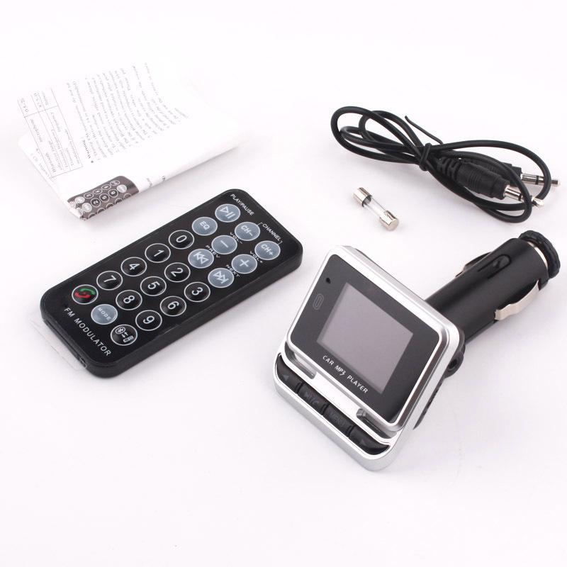 FM12B Car Car Bluetooth Mp3 Support Card Player with Remote Control Song FM Audio Transmitter