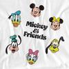 Mickey & Friends Unisex Adult Faces T-Shirt