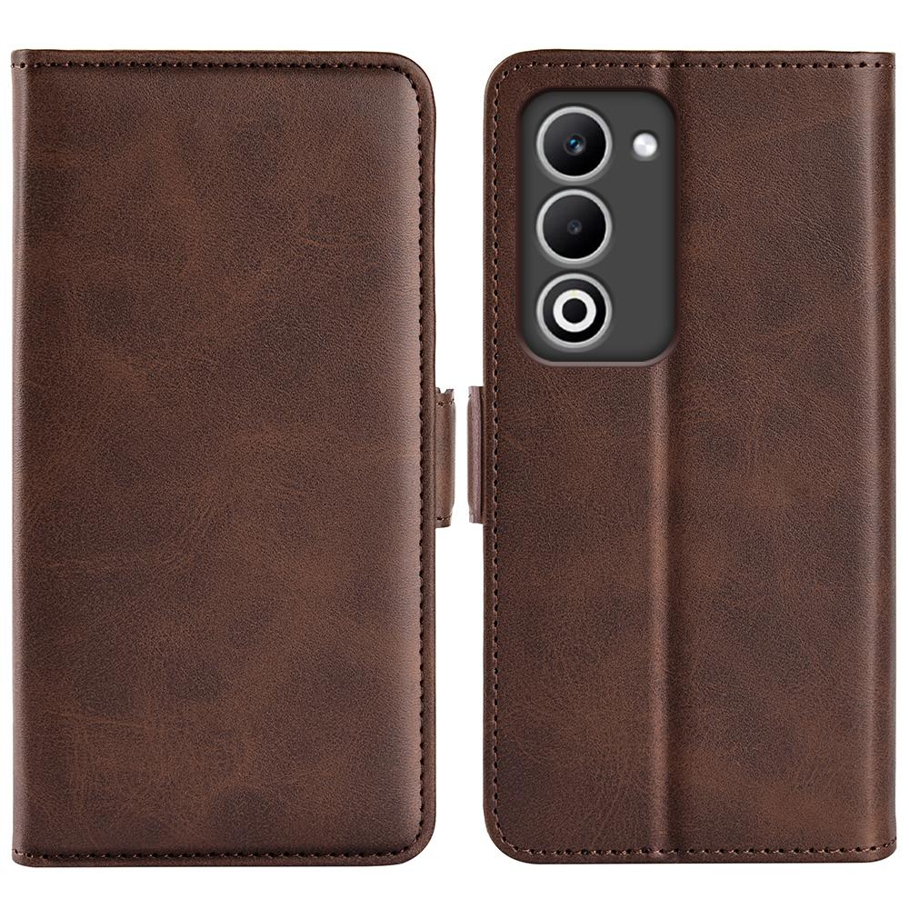 For Oppo A5 5G Case Calf Texture Leather Wallet Phone Cover
