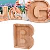 Игрушка Копилка Алфавиты Деревянная Копилка для Монет Образовательный Подарок для Детей Детская Коробка для Денег