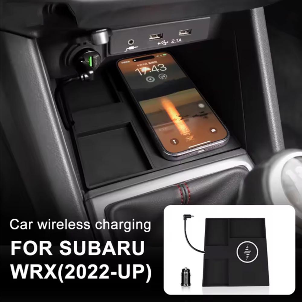 Быстрое беспроводное зарядное устройство 15 Вт для моделей Subaru WRX 2022-25