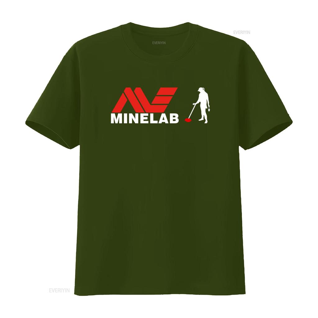 Новая футболка с логотипом Minelab Стильный дизайн для энтузиастов металлопоиска винтажная Стильная графическая футболка для повседневной носки