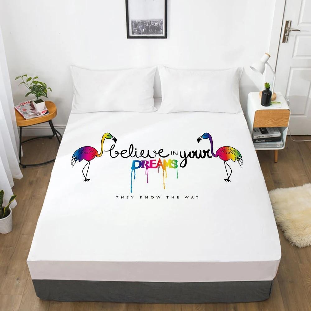 1 шт. простыни наматрасник с резинкой 3D простыня белье 90x200 150x200 простыня на заказ любой размер дизайн