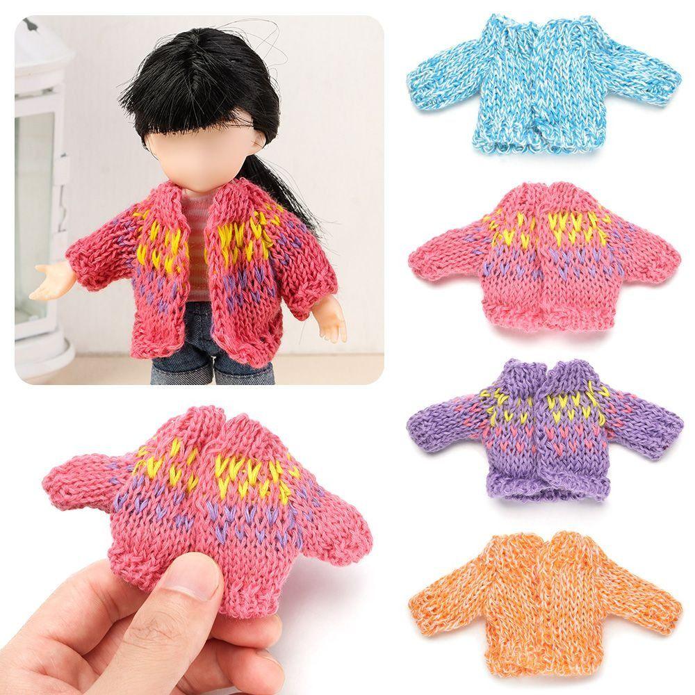 Hand-made Doll Clothes 10cm Cotton Doll DIY Clothes Changing Doll Accessories for Children Toys