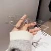 Безрамочные Зеркальные Очки для Чтения с Защитой от Синего Света С Такой же Простой и Тонкой Оправой Модные Очки для Чтения с Обрезкой Мужские
