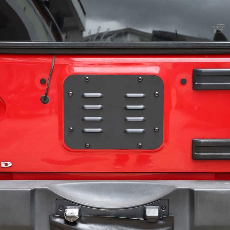 Наполнитель запасного колеса, заглушка задней двери, крышка вентиляционной пластины с задней дверью, комплект прочных резиновых заглушек для Jeep Wrangler JK & JKU 2007-2017