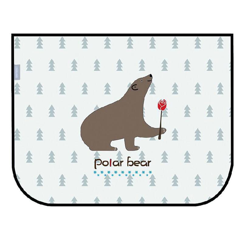 Магнитная шторка на окно автомобиля, солнцезащитный козырек с рисунком, универсальная боковая шторка с защитой от ультрафиолета для детей