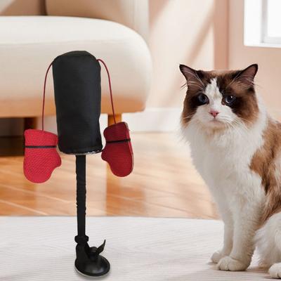 Игрушка для кошек Боксерская игрушка Интерактивные игрушки для котят Боксерская груша с пружиной Игрушка для упражнений Игровой комплекс для тренировки домашних кошек Снятие стресса