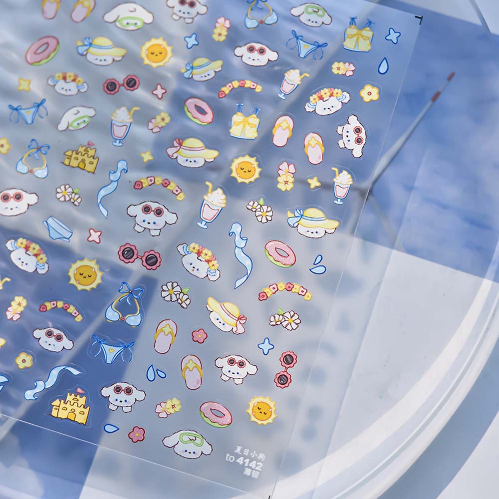 Наклейки для ногтей «Морская звезда» «Океан» Украшения для ногтей «Ракушка» «Океан» «Летний пляж»