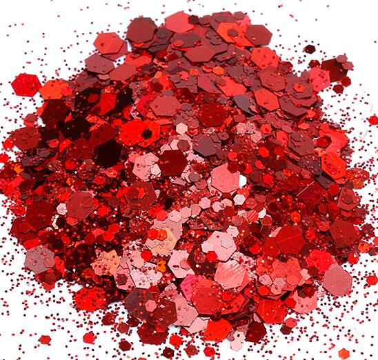 Multi-color Nail Sequins Nail Art Flake Nail Glitter Paillette Mixed Thin Shining 3D Stickers Manicure Make up DIY