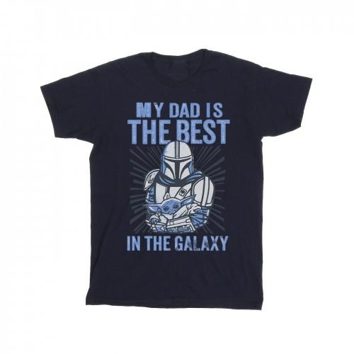 STAR WARS Mens Mandalorian Best Dad T-Shirt