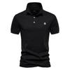 STORN 100% Cotton Embroidery Men's Polo Shirts Solid Color Short Sleeve Polo Shirts for Men New Summer Brand Social Polos Men