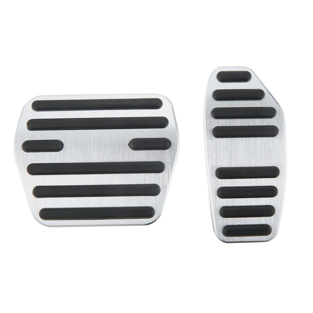 Накладка на педаль акселератора и тормоза Накладка на педаль из алюминиевого сплава Совместима с новой серией Nissan Aura E13 Внутренняя отделка автомобиля резиной