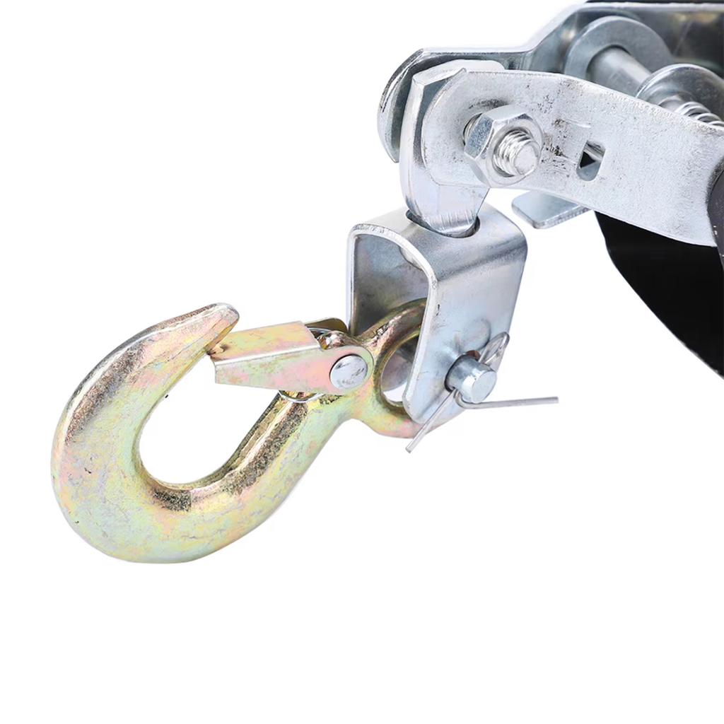 2T трос ручной съемник инструмент для затяжки Мини натяжитель двойной крюк подъемный инструмент лебедка съемник сверхмощный съемник