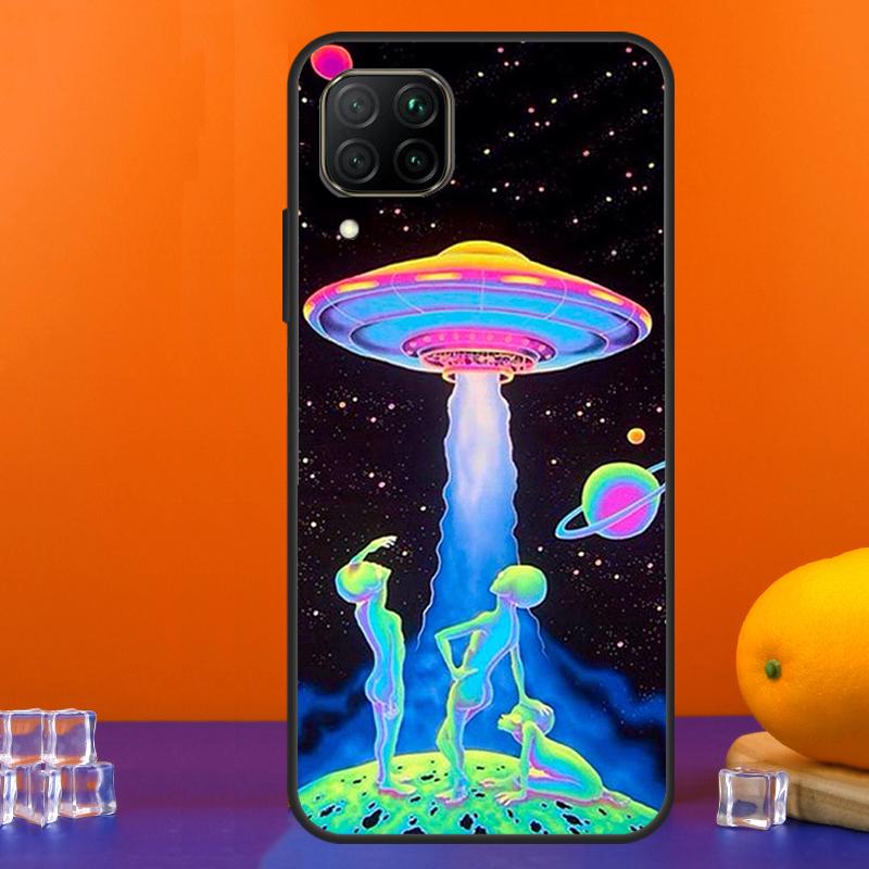 Чехол 'Инопланетный НЛО' для Huawei Nova 7i 8i 11i 12i 12s 9 10 SE Y91 Y90 Y60 Y70 Y72 Y61 P30 P40 Lite P60 Pro
