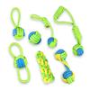 Cotton Dog Rope Toy Knot Puppy Chew Teething Toys Teeth Cleaning Pet Palying Ball For Small Medium Large Dogs