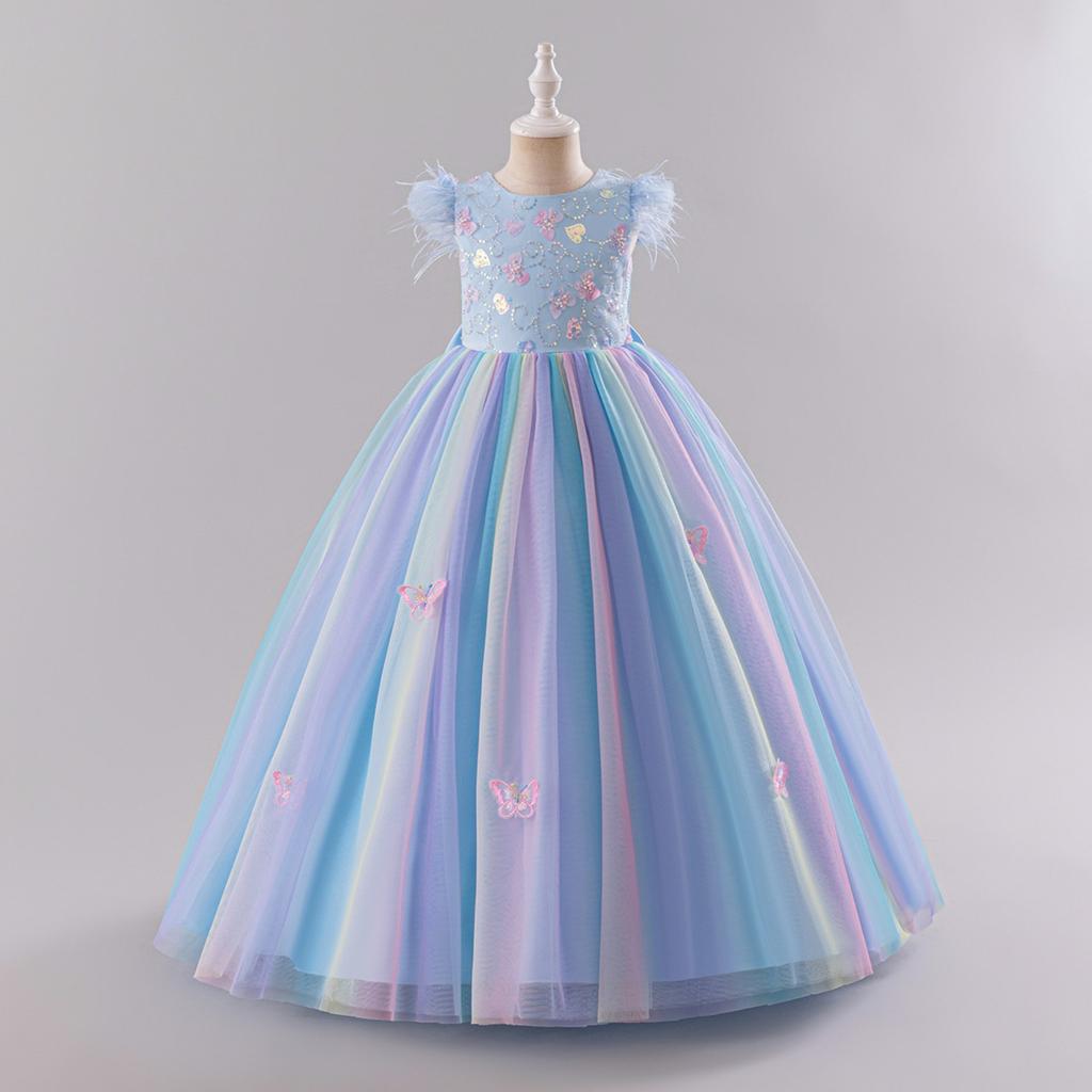 Детские платья Платье принцессы для девочек Детские костюмы для выступлений
