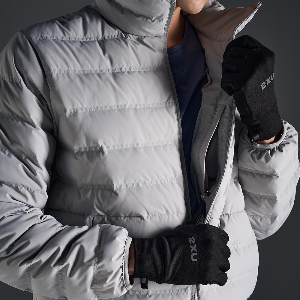 Мужская пуховая куртка 2Xu, средний слой, серая_Mk0102Dgry-Gry
