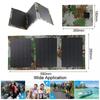 5V 100W Foldable Dual USB Solar Panel Outdoor Waterproof Solar Panel Charger Mobile Power Battery ChargerAA
