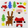 Christmas Window Decoration Static Cling Gel Santa Claus 13 Pieces
