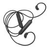  Earphone Cable 2 Pin Rechargeable Replace Upgrade Earbuds Wireless Cable with Mic Volume Control 