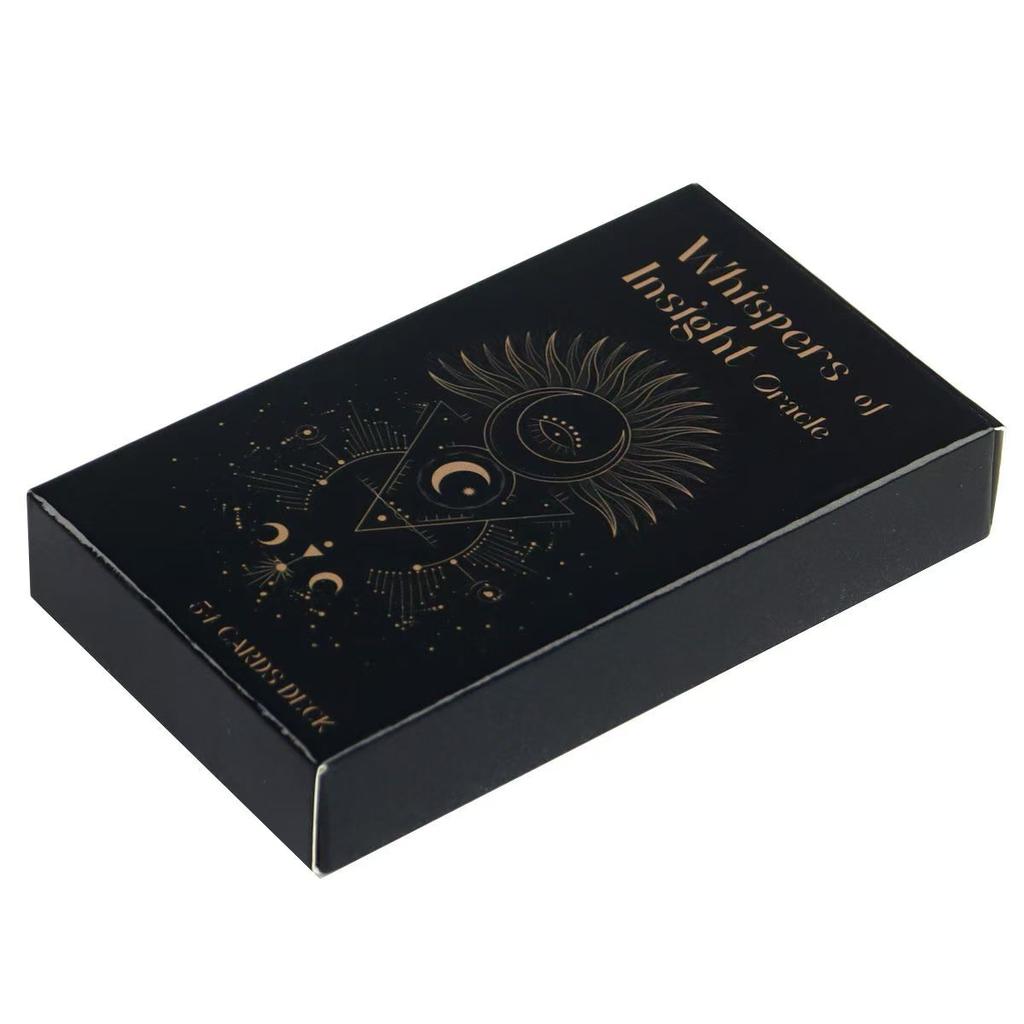 10.3*6cm Whispers of Insight - Why Oracle Deck 54 Inspirational Answers To Explore The Hidden Meanings Behind Life's Challenges