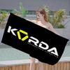 Логотип для рыбалки K-Kordas Пляжное полотенце Цветные банные полотенца Для девочки Микрофибра Быстросохнущее Без песка Пляж Йога Спа Тренажерный зал Бассейн