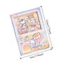 Color Inner Page Cartoon Notebook Gashapon Mahines Square Writing Pad Small Notepad  Diary