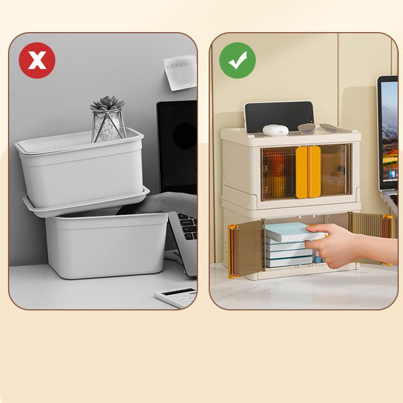 Складная коробка Sotrage, складная портативная пластиковая корзина для хранения игрушек, контейнер для хранения кукол, домашний органайзер для гардероба